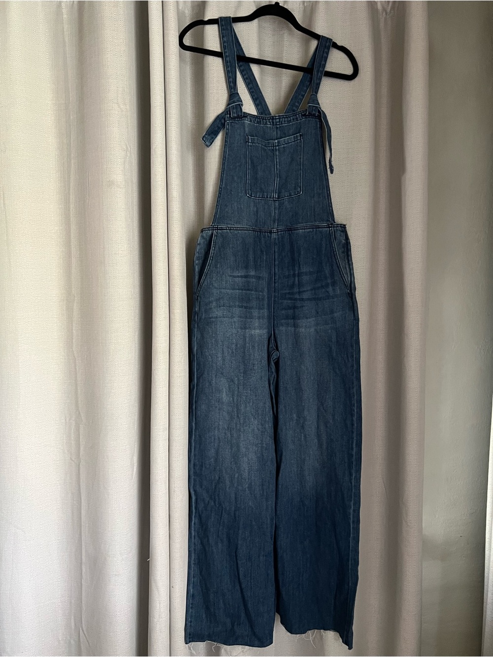Hidden Los Angeles Dark Wash Denim Overalls